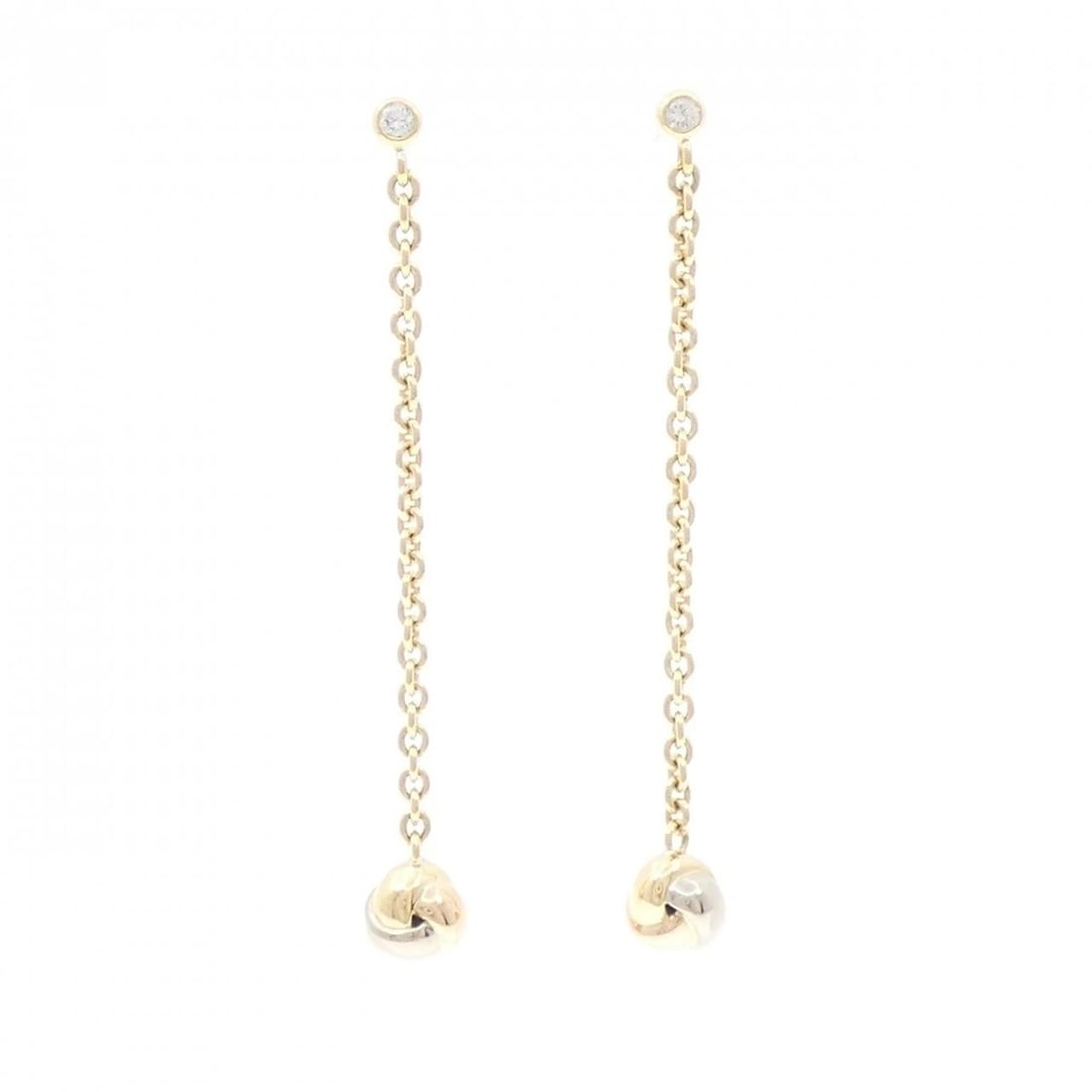 CARTIER BABY TRINITY EARRINGS: Cartier Baby Trinity Earrings Brand: Cartier Type: Earrings Material: 750 Yellow Gold 750 White Gold 750 Pink Gold Main Stone/Creation Natural Color: Yellow Gold ,White Gold,Pink Gold Size: