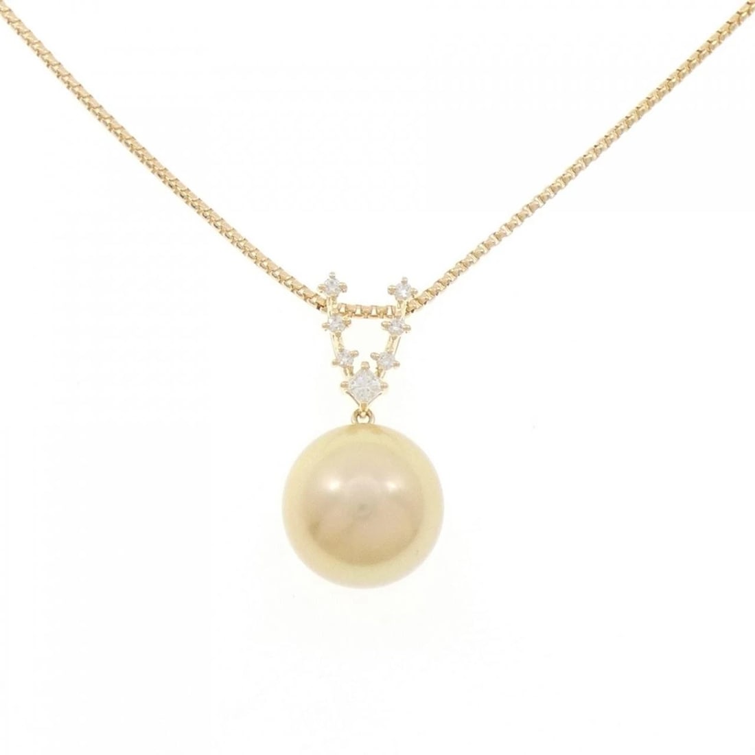 TASAKI SOUTH SEA PEARL NECKLACE: TASAKI South Sea Pearl Necklace Brand: TASAKI Type: Necklace Material: K18 Yellow Gold Main Stone/Creation South Sea Pearl Color: Yellow Gold Size: 50cm Accessories: None Accessories Notice: