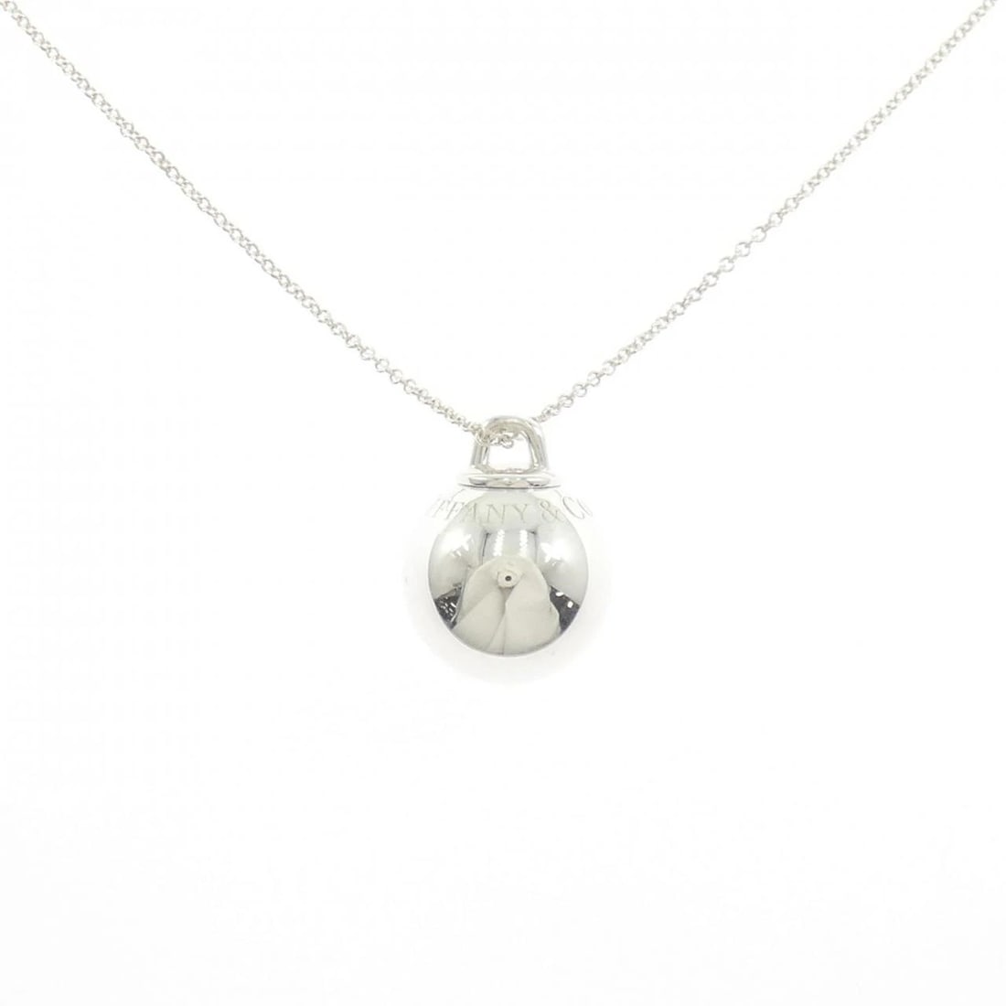 TIFFANY BALL NECKLACE: Tiffany Ball Necklace Brand: Tiffany Type: Necklace Material: 925 Silver Color: Silver Size: 71-82cm Accessories: None Accessories Notice: When purchasing pre-owned goods, please refer to the