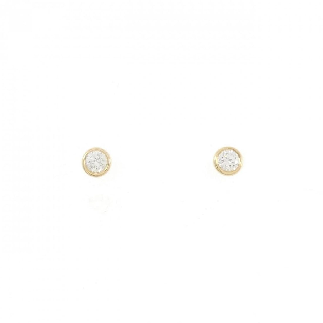 TIFFANY & CO. BY THE YARD EARRINGS: Tiffany & Co. By the Yard Earrings Brand: Tiffany Type: Earrings Material: 750 Yellow Gold Main Stone/Creation Natural Color: Yellow Gold Size: ActualSize Diameter: 3.3mm Accessories: None
