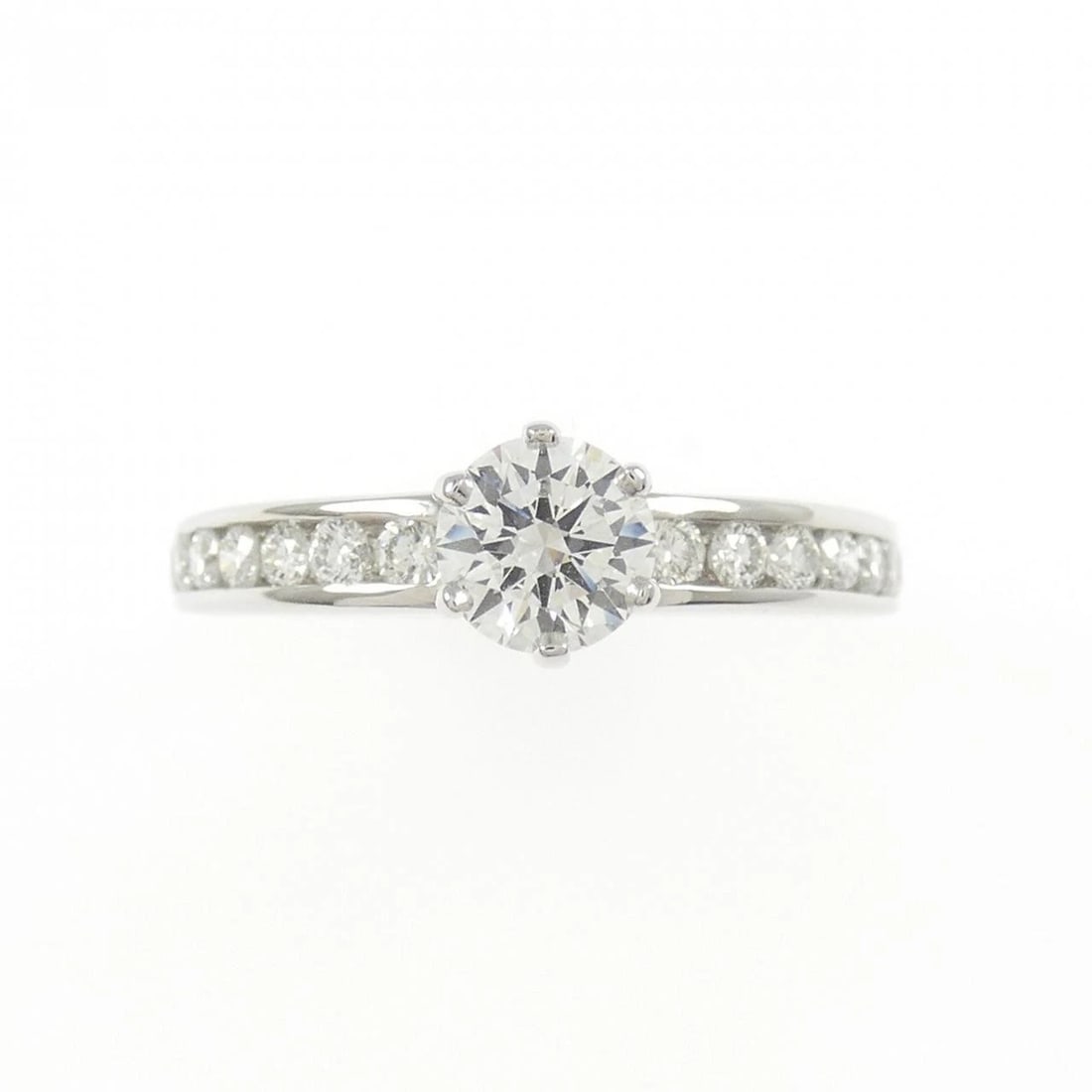 TIFFANY SOLITAIRE CHANNEL SETTING RING - 2