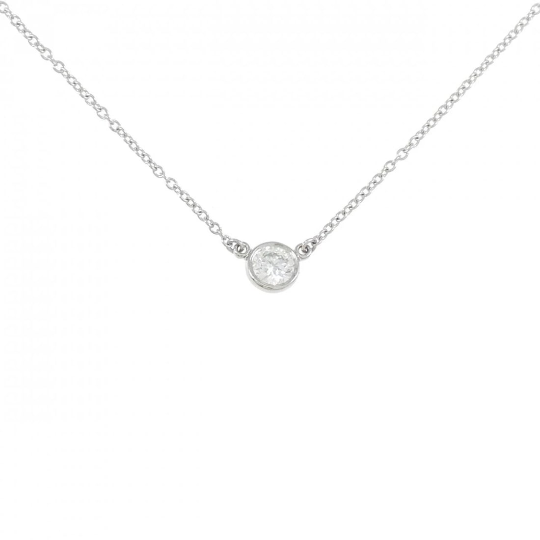 TIFFANY & CO. BY THE YARD NECKLACE: Tiffany & Co. By the Yard Necklace Brand: Tiffany Type: Necklace Material: Platinum 950 Main Stone/Creation Natural Color: Platinum Size: 41cm Accessories: None Accessories Notice: When