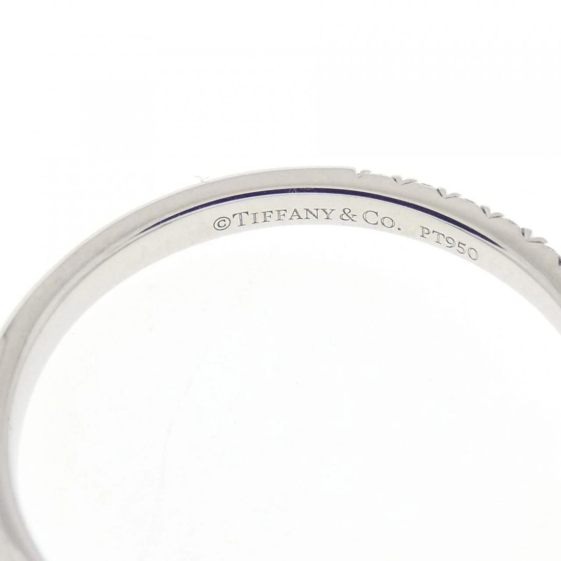 TIFFANY SOLESTE EMERALD CUT RING - 4