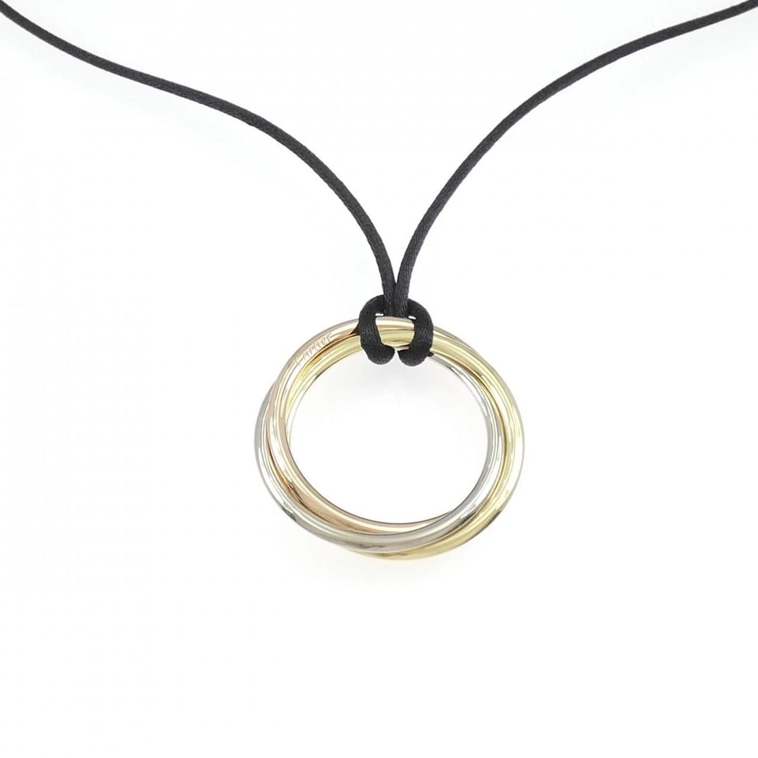 CARTIER TRINITY LARGE NECKLACE: Cartier Trinity Large Necklace Brand: Cartier Type: Necklace Material: 750 Yellow Gold 750 White Gold 750 Pink Gold Color: Yellow Gold ,White Goldm Pink Gold Size: -60cm Accessories: None