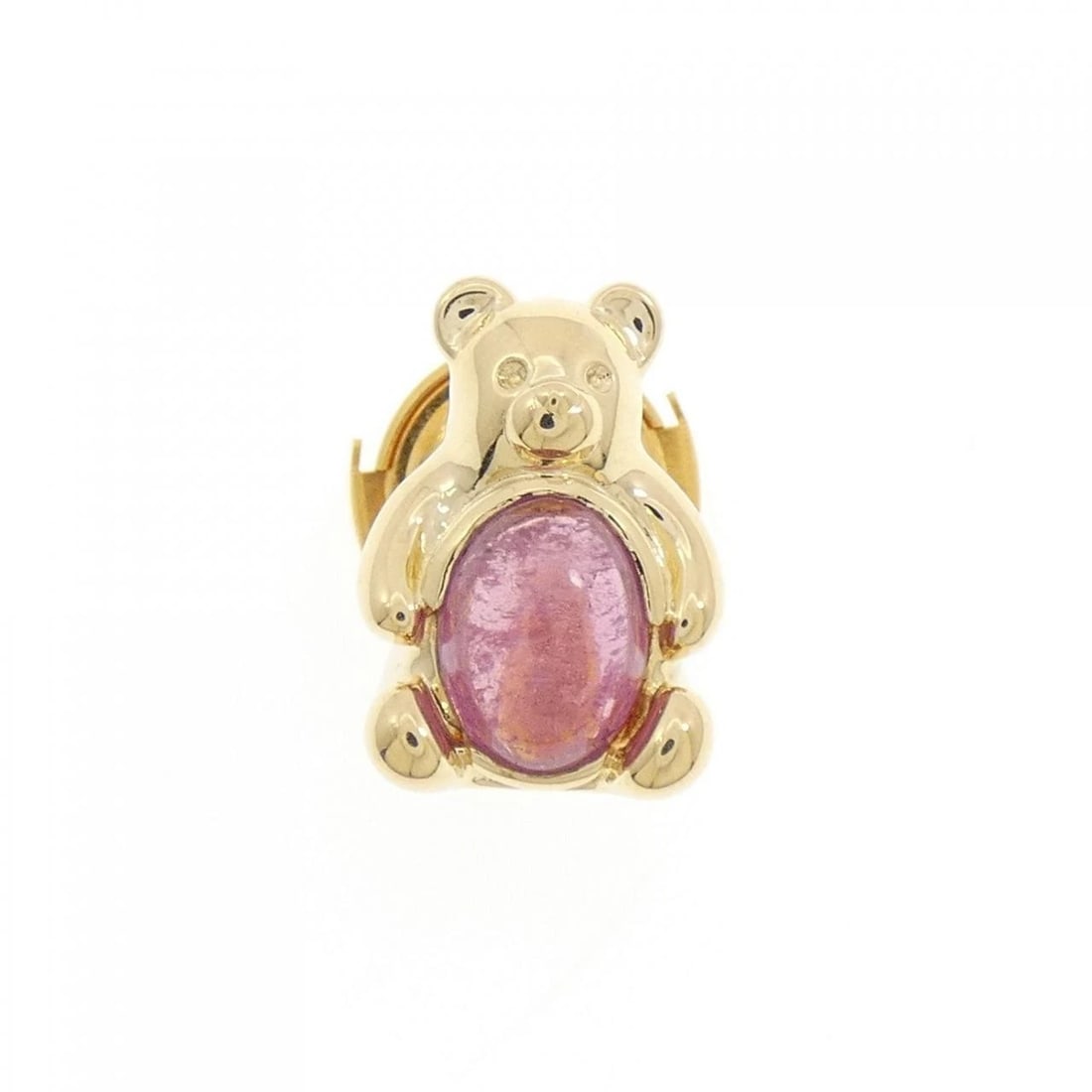 TASAKI TOURMALINE BROOCH: TASAKI Tourmaline Brooch Brand: TASAKI Type: Pendant Brooch Material: K18 Yellow Gold Main Stone/Creation Tourmaline Color: Yellow Gold Size: HxW: 15.3mmx10.6mm Accessories: None Accessories