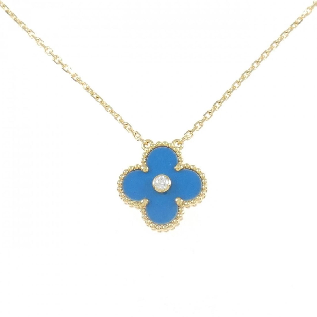 VAN CLEEF & ARPELS ALHAMBRA NECKLACE: Van Cleef & Arpels Alhambra Necklace Brand: Van Cleef & Arpels Type: Necklace Material: 750 Yellow Gold Sevres Main Stone/Creation Natural Color: Yellow Gold Sevres Size: 37 42cm Accessories: