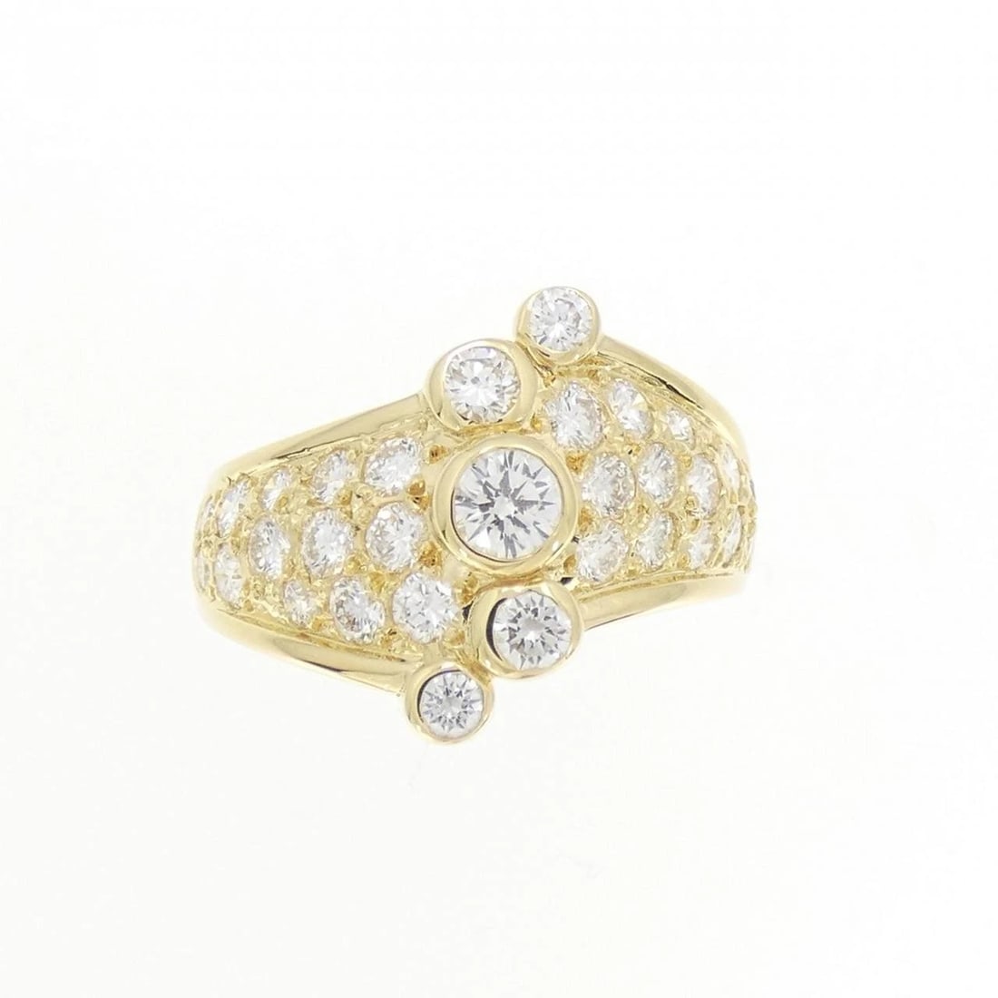 MIKIMOTO DIAMOND RING - 2
