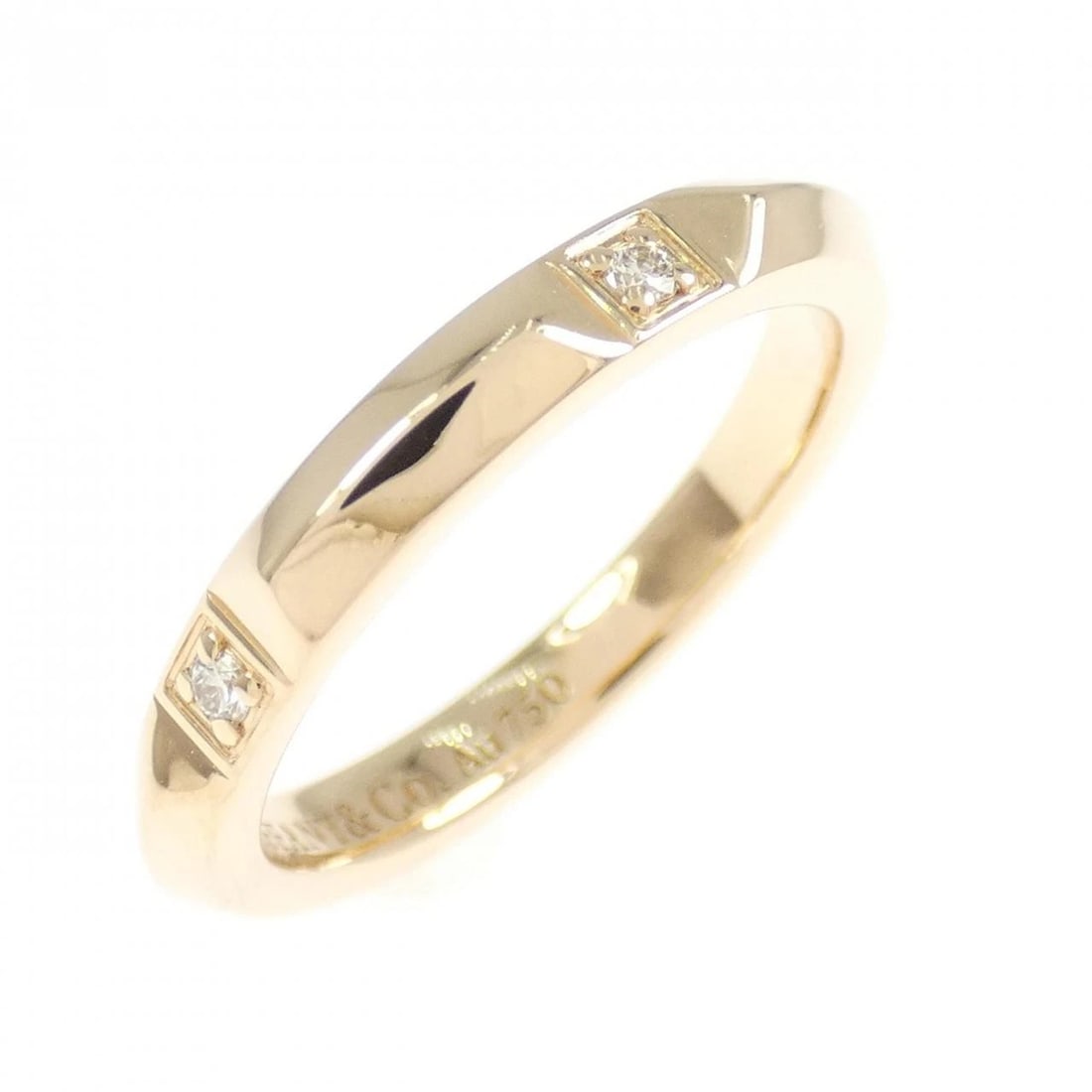 TIFFANY TRUE RING: Tiffany True Ring Brand: Tiffany Type: Ring Material: 750 Pink Gold Main Stone/Creation Natural Color: Pink Gold Size: 4.5 (US size) Accessories: None Accessories Notice: When purchasing