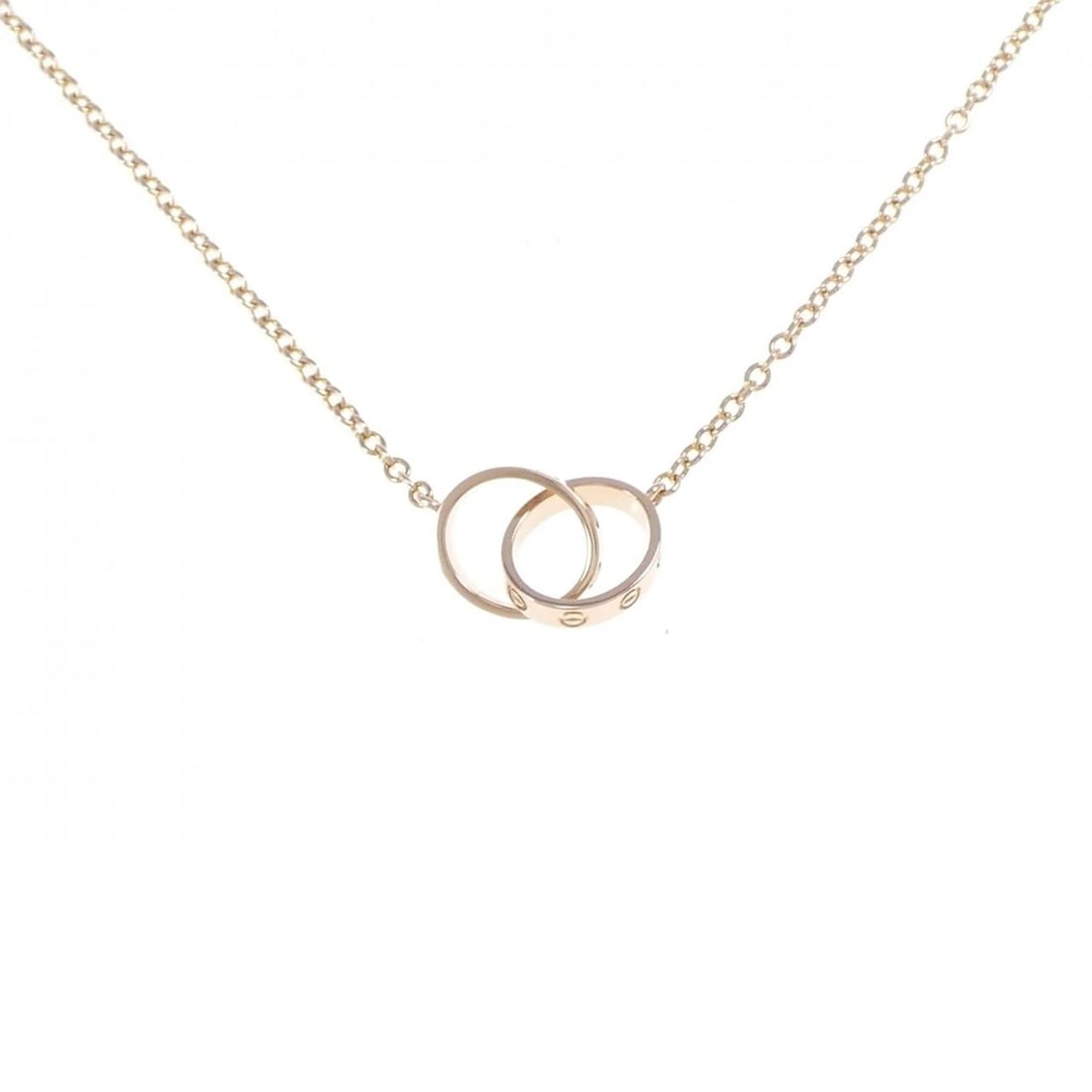CARTIER BABY LOVE NECKLACE: Cartier Baby Love Necklace Brand: Cartier Type: Necklace Material: 750 Pink Gold Color: Pink Gold Size: 44cm Accessories: None Accessories Notice: When purchasing pre-owned goods, please