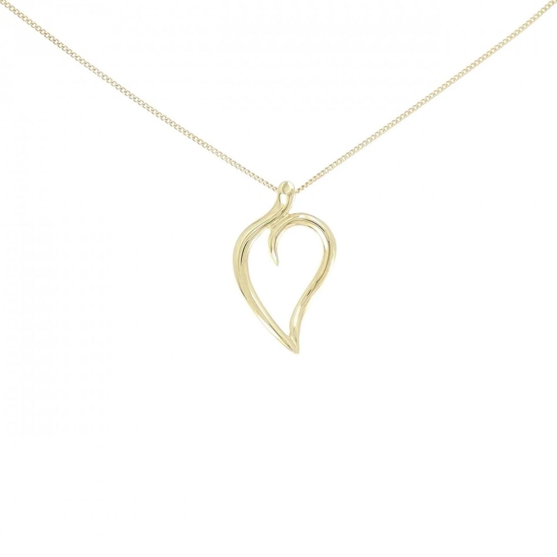 TIFFANY LEAF NECKLACE: Tiffany Leaf Necklace Brand: Tiffany Type: Necklace Material: 750 Yellow Gold Color: Yellow Gold Size: 46cm Accessories: None Accessories Notice: When purchasing pre-owned goods, please refer