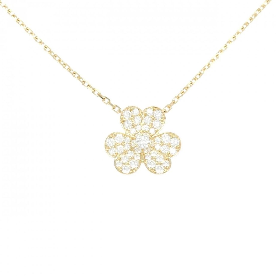 VAN CLEEF & ARPELS FRIVOLE SMALL NECKLACE: Van Cleef & Arpels Frivole Small Necklace Brand: Van Cleef & Arpels Type: Necklace Material: 750 Yellow Gold Main Stone/Creation Natural Color: Yellow Gold Size: 37 42cm Accessories: None