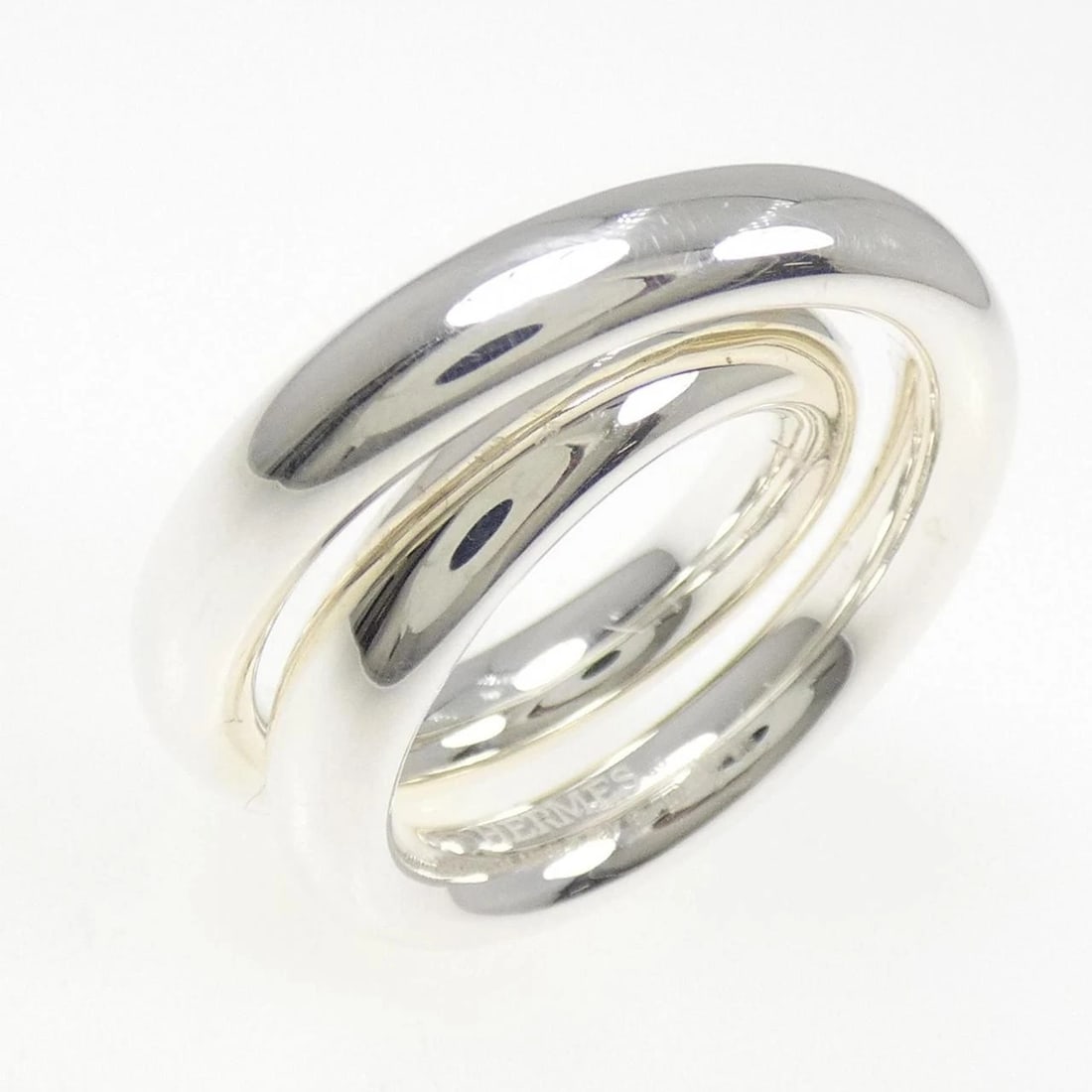 HERMES VERTIGE RING: HERMES VERTIGE Ring Brand: HERMES Type: Ring Material: 925 Silver Color: Silver Size: 5 (US size) (49) Accessories: None Accessories Notice: When purchasing pre-owned goods, please refer t