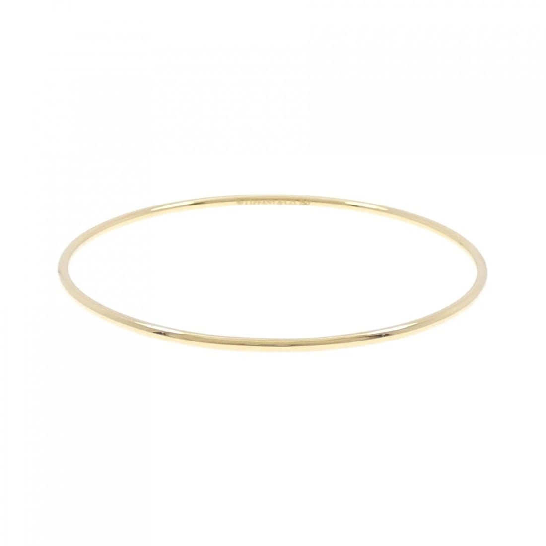 TIFFANY BIZET BANGLE: Tiffany Bizet Bangle Brand: Tiffany Type: Bracelet Material: 750 Yellow Gold Color: Yellow Gold Size: 19cm Accessories: None Accessories Notice: When purchasing pre-owned goods, please refer