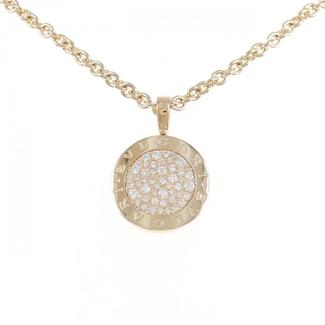 BVLGARI NECKLACE: Bvlgari Necklace Brand: BVLGARI Type: Necklace Material: 750 Pink Gold Main Stone/Creation Natural Color: Pink Gold Size: 40-49cm Accessories: None Accessories Notice: When purchasing