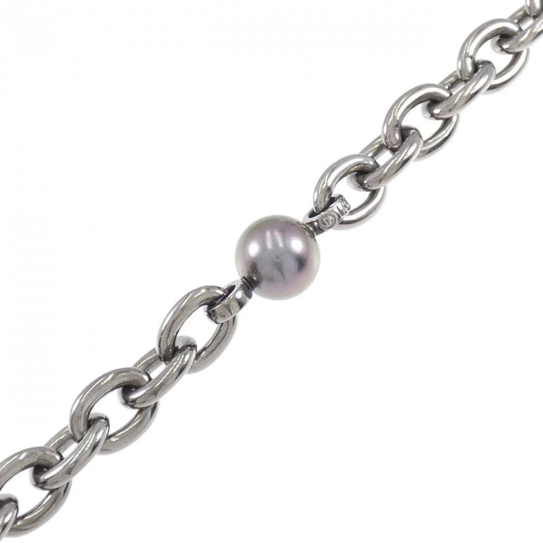 MIKIMOTO PASSIONOIR BRACELET: MIKIMOTO PASSIONOIR Bracelet Brand: MIKIMOTO Type: Bracelet Material: 925 Silver Main Stone/Creation Black Pearl Color: Silver Size: 23cm Accessories: None Accessories Notice: When purchasing