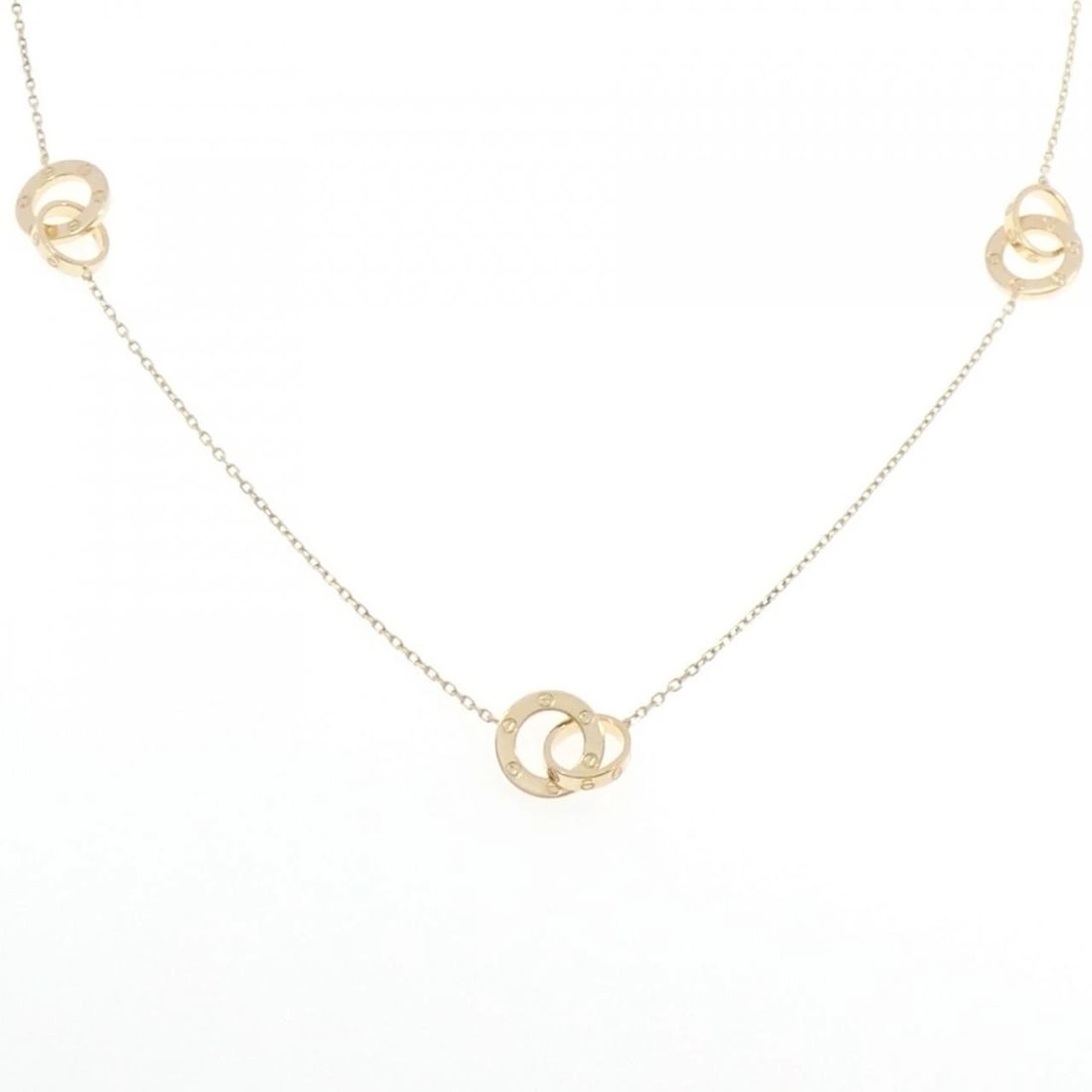 CARTIER LOVE NECKLACE LONG: Cartier Love Necklace Long Brand: Cartier Type: Necklace Material: 750 Yellow Gold Color: Yellow Gold Size: 92cm Accessories: None Accessories Notice: When purchasing pre-owned goods, please
