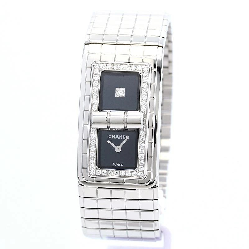 CHANEL CODE COCO WATCH: Chanel Code Coco Brand: CHANEL Type: Wrist watch Material: Stainless Steel Color: Dial Black Size: [ Case size ] 38×21.5mm [ Arm circumference size ] 16.5cm Accessories: None Accessories
