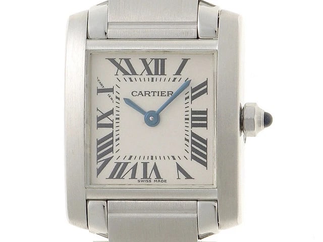 CARTIER TANK FRANÇAISE QUARTZ WATCH: Cartier Tank Française Quartz Brand: Cartier Type: Wrist watch Material: SS Color: Dial none Size: [ Case size ] 25*20mm [ Arm circumference size ] 14.5cm Accessories: None Accessories Not
