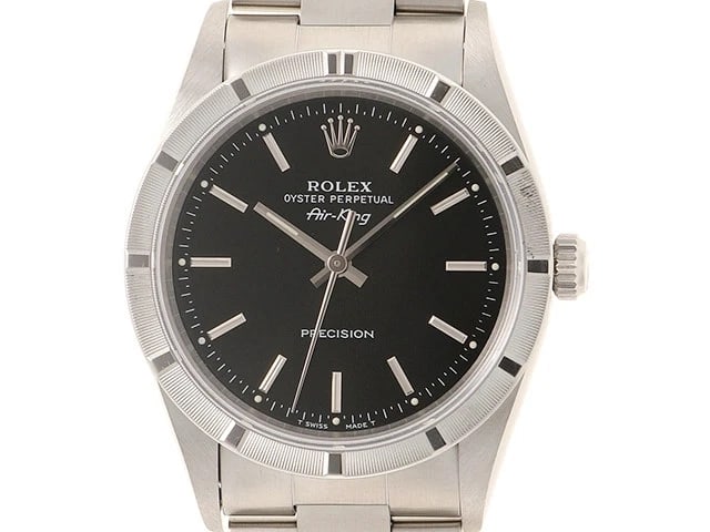 ROLEX AIR KING BLACK WATCH (1 of 2)