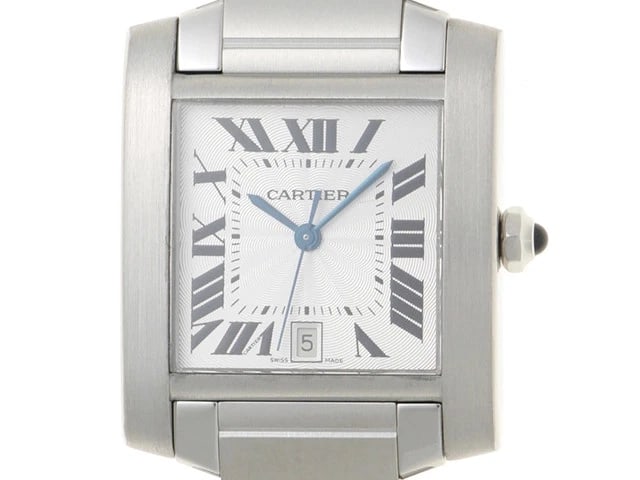 CARTIER TANK FRANÇAISE WATCH: Cartier Tank Française Brand: Cartier Type: Wrist watch Material: SS Color: Dial none Size: [ Case size ] W28mm [ Arm circumference size ] Up to 18cm Accessories: None Accessories Notice: