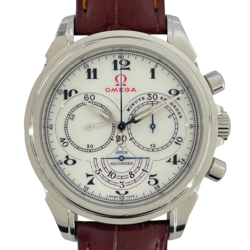 OMEGA SPECIALTIES OLYMPIC COLLECTION WHITE WATCH (1 of 3)