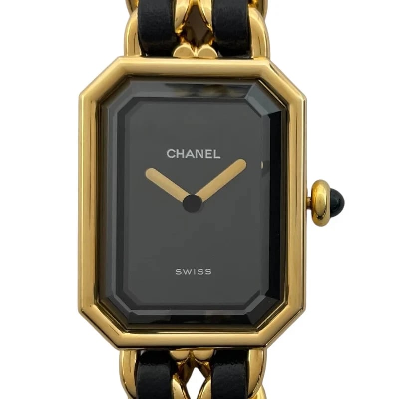 CHANEL PREMIERE BLACK WATCH (1 of 6)