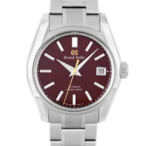 GRAND SEIKO RED DIAL WATCH: Grand Seiko Red Dial Brand: Seiko Type: Wrist watch Material: SS Color: Dial Wine Red Size: [ Case size ] 40mm Accessories: None Accessories Notice: When purchasing pre-owned goods, please