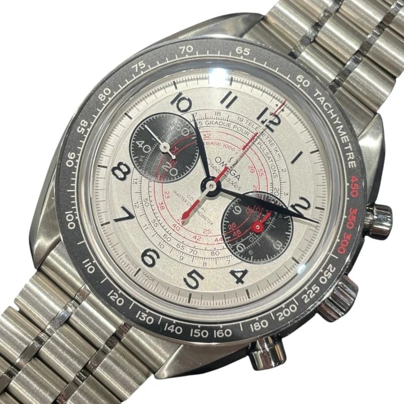 OMEGA SPEEDMASTER CHRONOSCOPE STEEL WATCH (1 of 5)