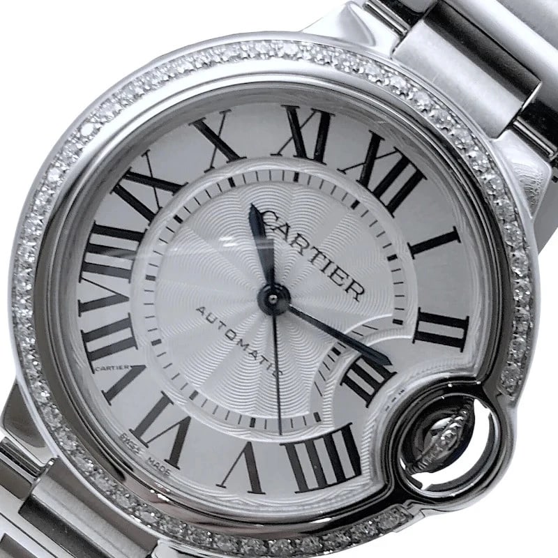 CARTIER BALLON BLEU SILVER WATCH (1 of 5)