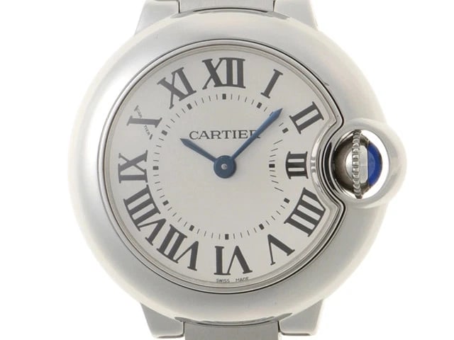 CARTIER BALLON BLEU SM SILVER QUARTZ WATCH (1 of 3)