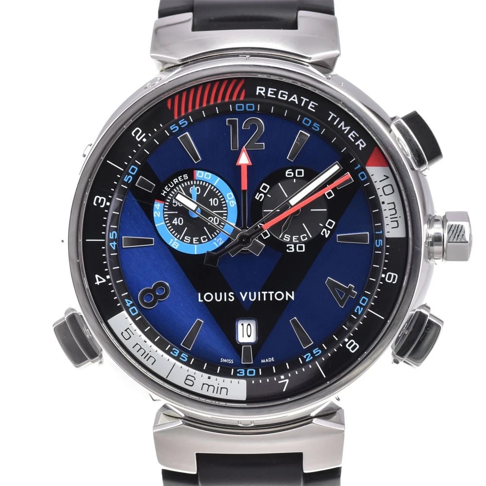 LOUIS VUITTON TAMBOUR REGATTA ALARM QUARTZ WATCH (1 of 6)