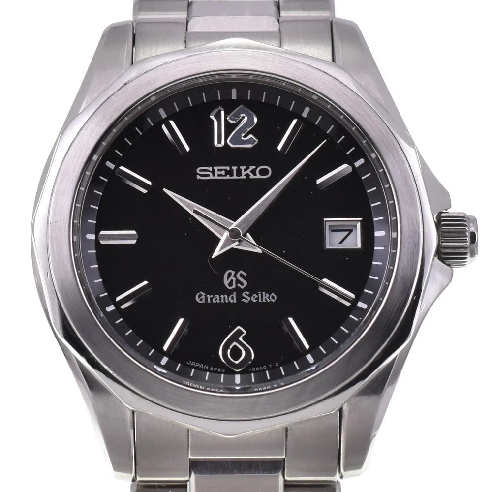 SEIKO GRAND SEIKO BLACK DIAL QUARTZ WATCH (1 of 7)
