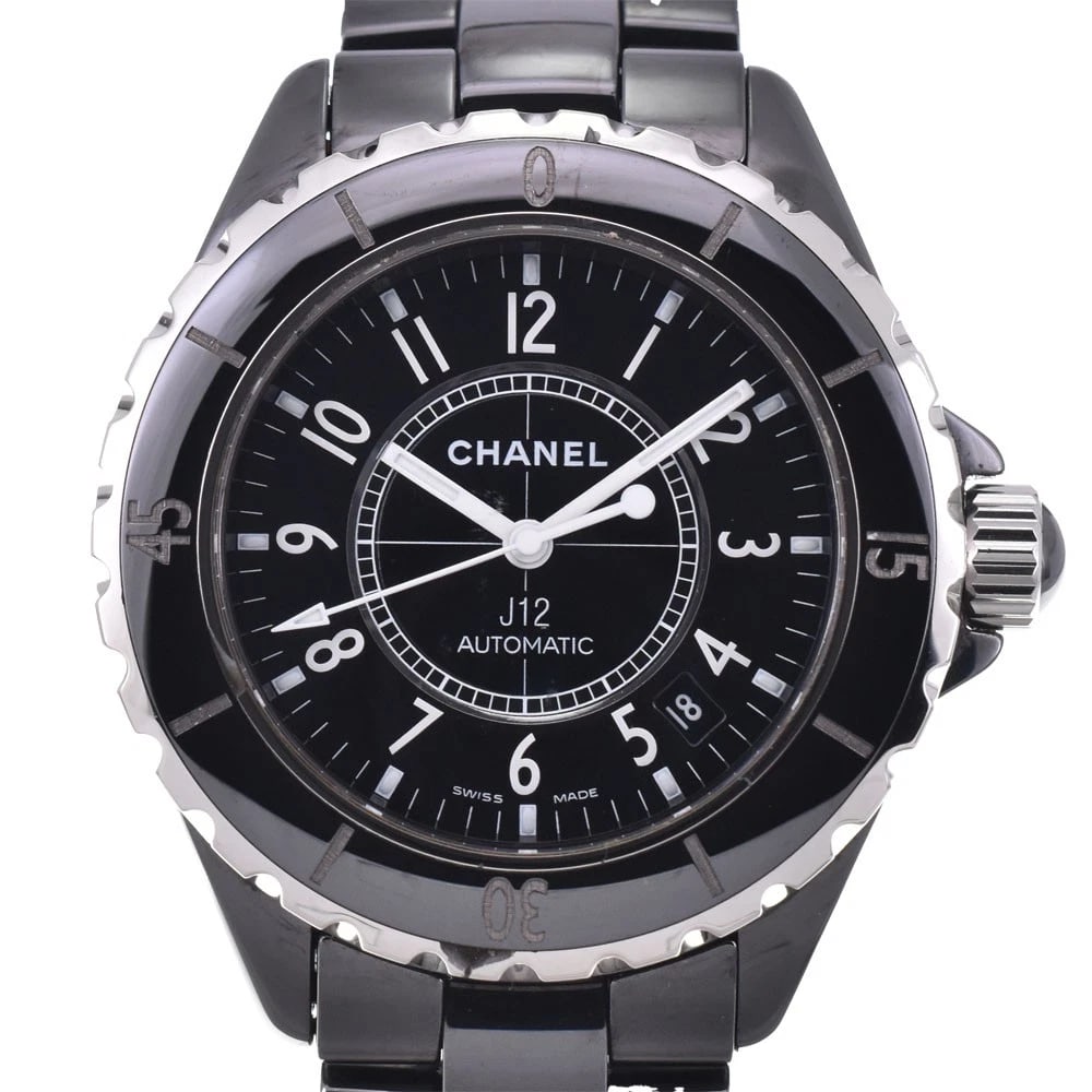 CHANEL J12 BLACK CERAMIC WATCH (1 of 6)
