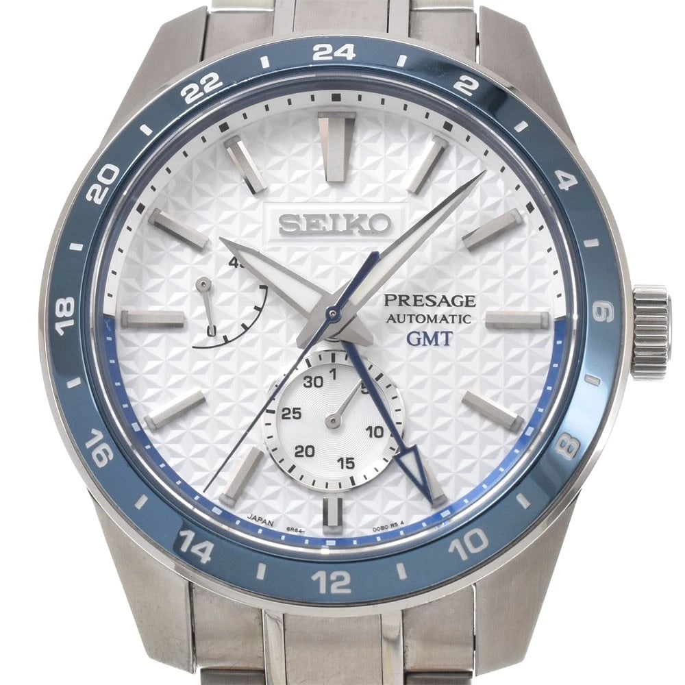 SEIKO PRESAGE ANNIVERSARY MODEL WATCH: SEIKO Presage anniversary model Brand: SEIKO Type: Wristwatch Material: Band Material Stainless Steel, Case Material Stainless Steel Color: Dial Color Silver Band Color Silver Case Color Silver Si
