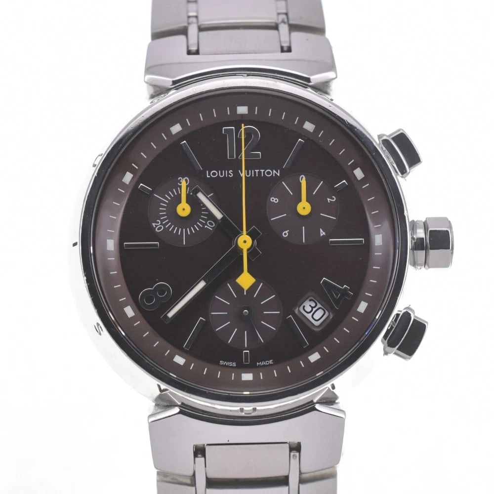LOUIS VUITTON TAMBOUR CHRONOGRAPH WATCH (1 of 7)