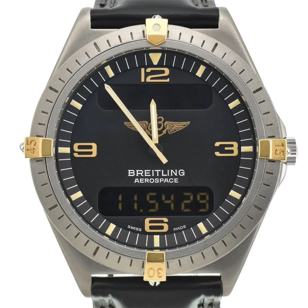 BREITLING AEROSPACE TITANIUM QUARTZ WATCH (1 of 5)