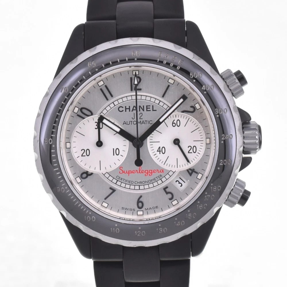 CHANEL J12 SUPER REGGERA CHRONOGRAPH DATE WATCH (1 of 4)
