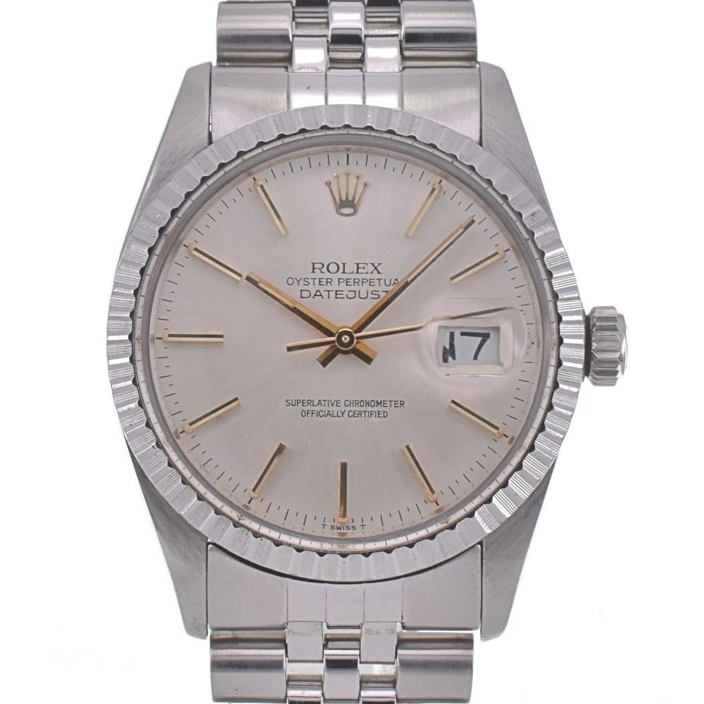 ROLEX OYSTER PERPETUAL DATEJUSTVINTAGE WATCH (1 of 5)