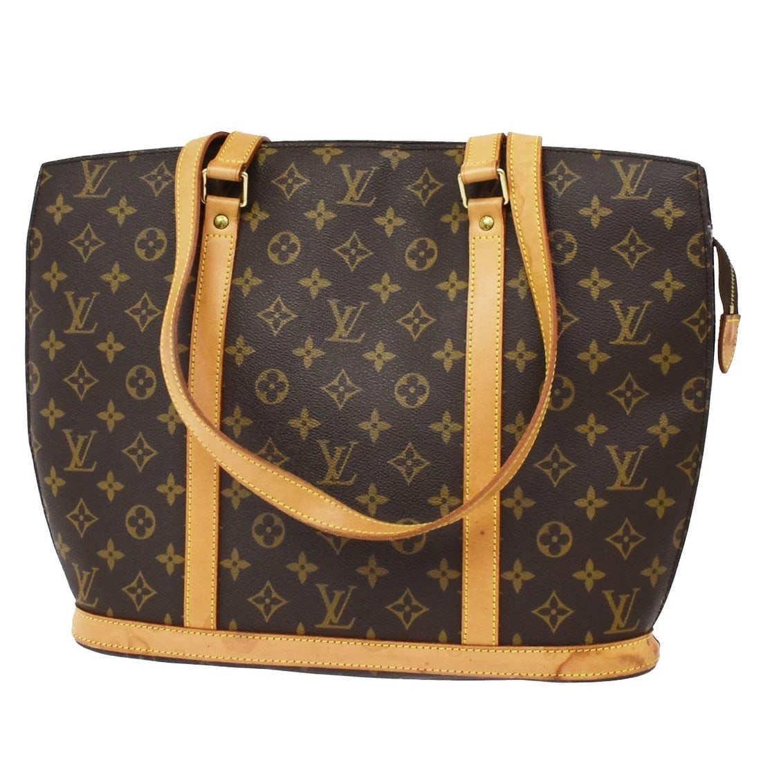 LOUIS VUITTON SHOULDER BAG MONOGRAM LEATHER BROWN (1 of 10)