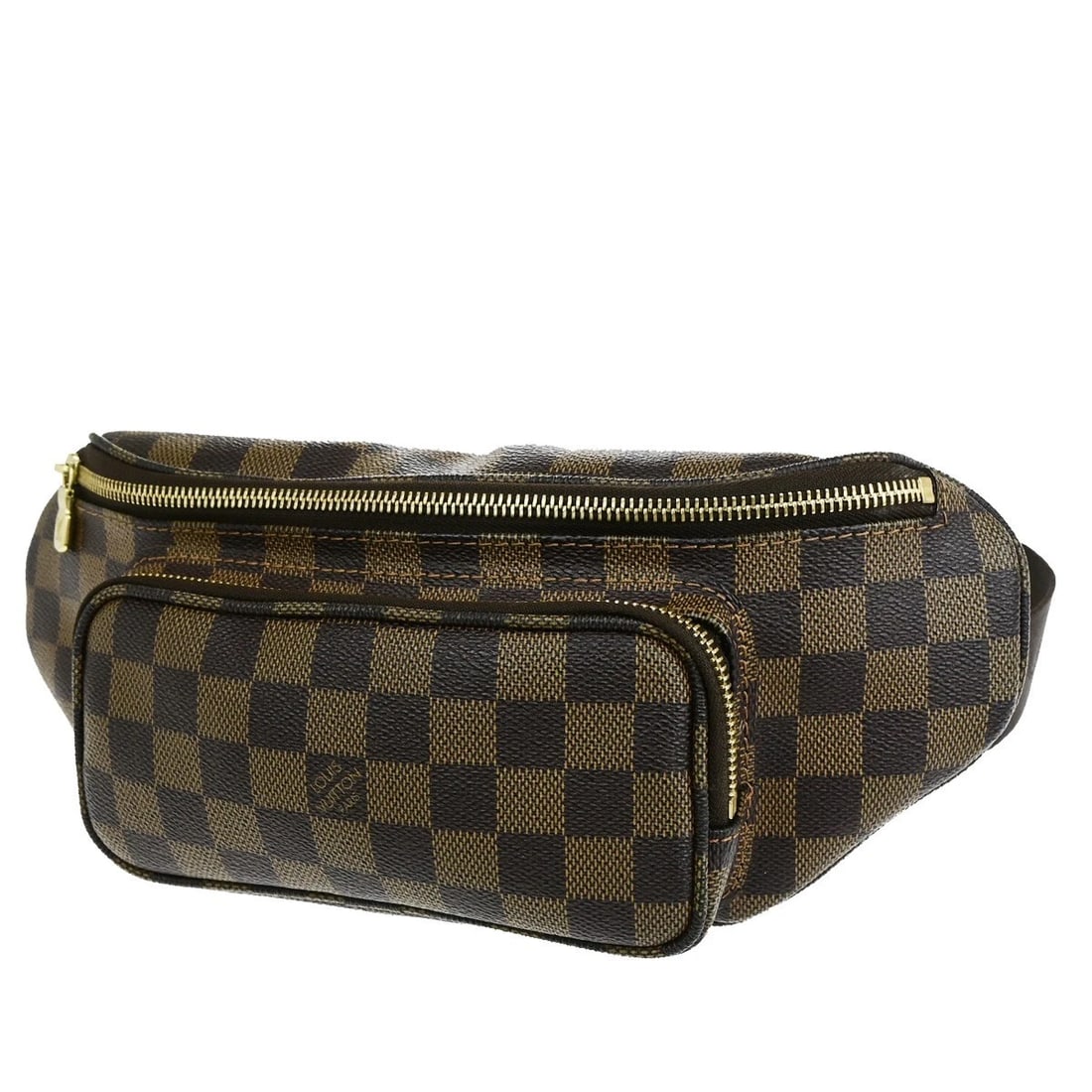 LOUIS VUITTON LOGO MELVILLE BODY BUM BAG DAMIER LEATHER BROWN: LOUIS VUITTON Logo Melville Body Bum Bag Damier Leather Brown Brand: LOUIS VUITTON Type: Shoulder Bag Material: Damier Ebene Leather Color: Brown Size: W 12.4 x H 5.5 x D 1.2 " (approx.) STRAP LEN