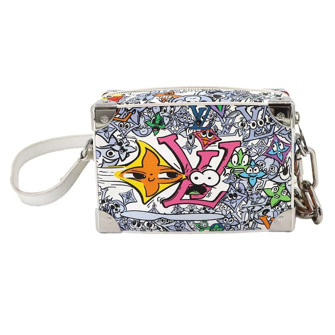 LOUIS VUITTON MONOGRAM COMIC MINI SOFT TRUNK SHOULDER BAG - 2