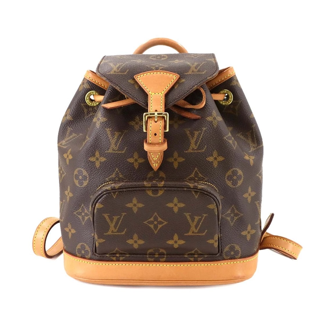 LOUIS VUITTON MONOGRAM MINI MONTSOURIS BACKPACK: LOUIS VUITTON Monogram Mini Montsouris Backpack Brand: LOUIS VUITTON Type: Backpack Material: Monogram Canvas Color: Monogram Size: W 8.27 inch, H 9.06 inch, D 3.94 inch Handle 7.1inch (18cm) Acc