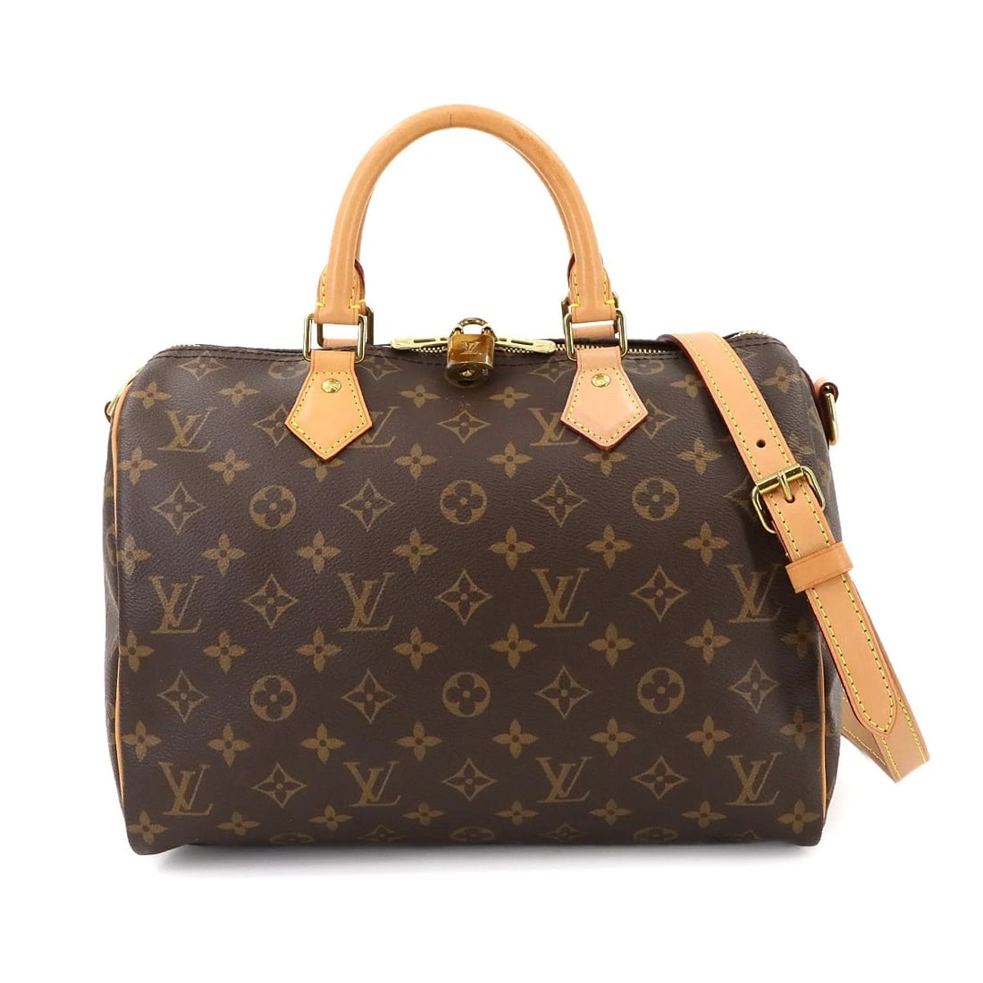 LOUIS VUITTON MONOGRAM SPEEDY BANDOULIERE 30 HAND SHOULDER BAG (1 of 7)