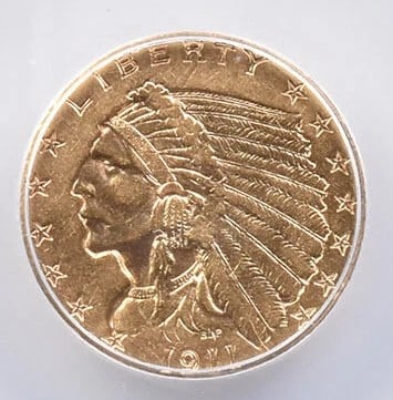 1911-D $2.50 INDIAN HEAD GOLD QUARTER EAGLE (1 of 2)