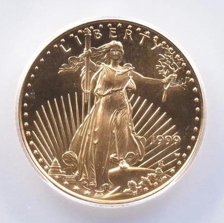 1999-W $10 AMERICAN GOLD EAGLE (1 of 2)