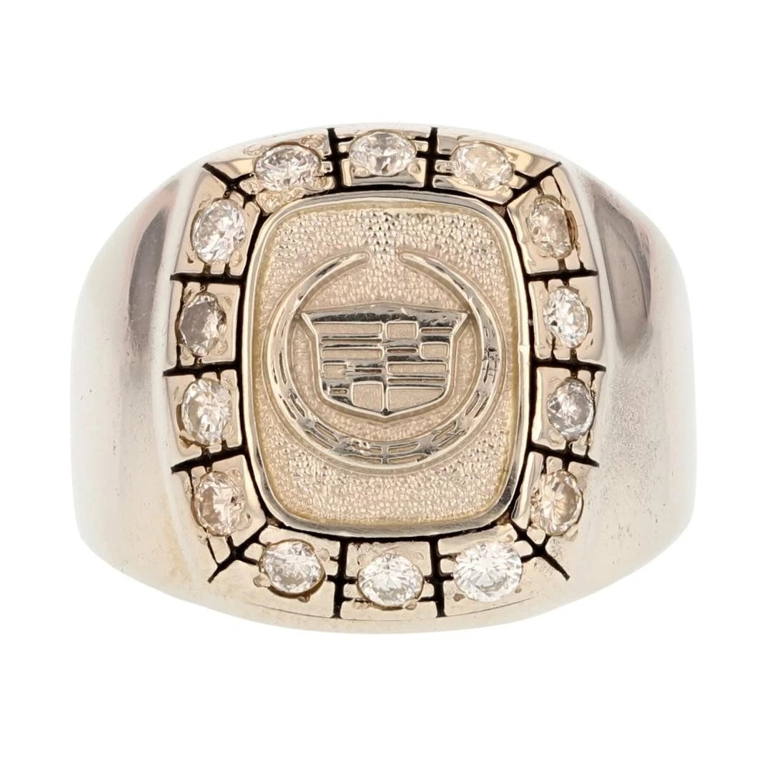 DIAMOND GM CADILLAC MARK RING (1 of 2)