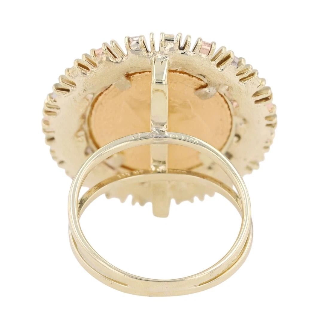 2 PESOS MEXICAN COIN STATEMENT RING - 5