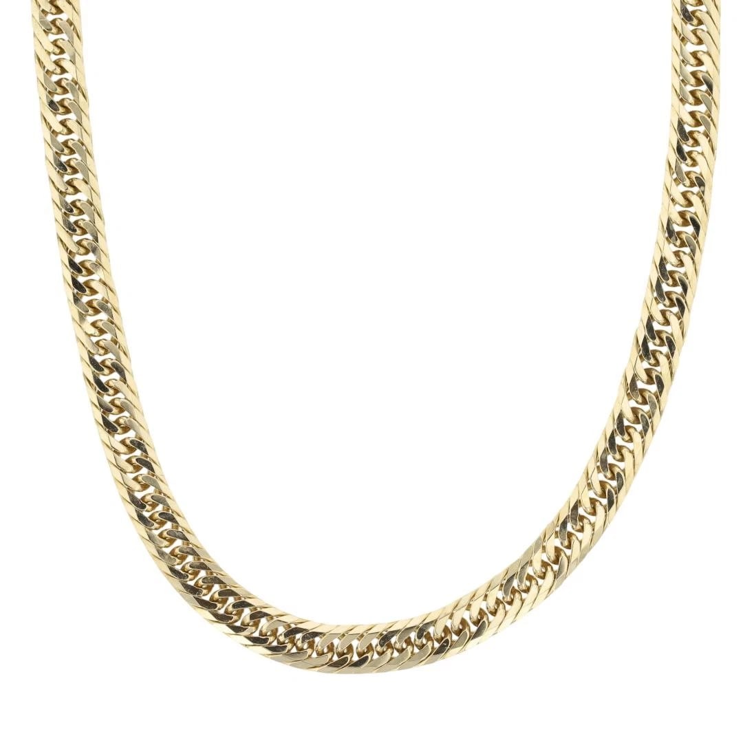 FANCY LINK NECKLACE 18K YELLOW GOLD (1 of 5)