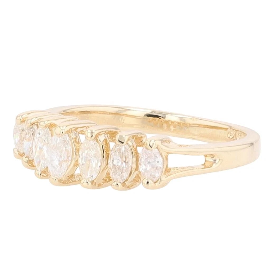 MARQUISE CUT DIAMOND PRONG SET STATEMENT RING - 3