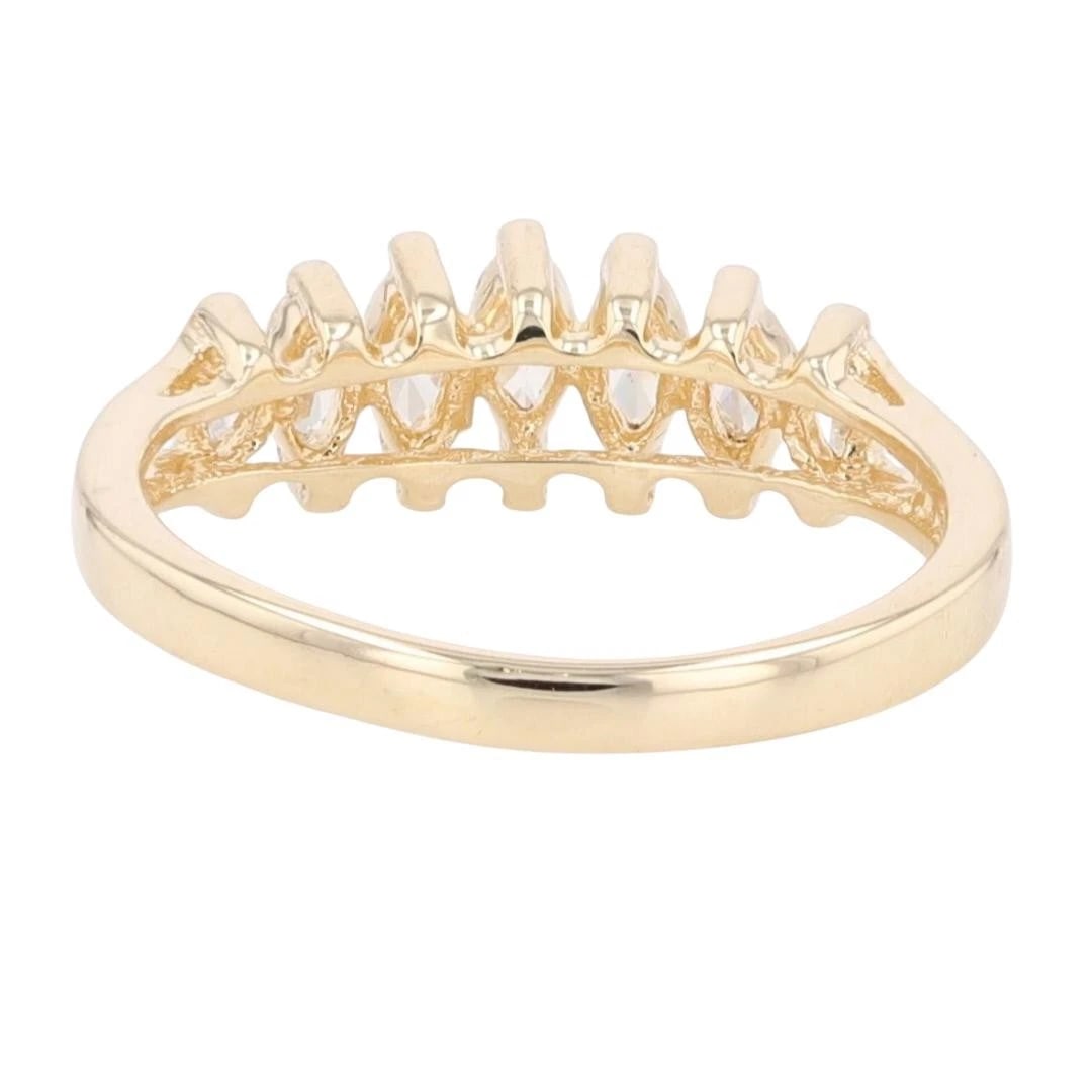 MARQUISE CUT DIAMOND PRONG SET STATEMENT RING - 5